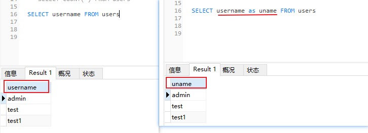 as关键字
