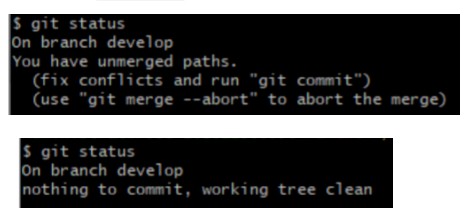 git status